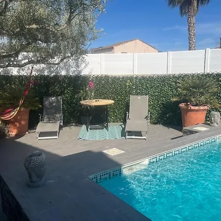 Vila Magnifique , Piscine, Pres Des Plages Pérols