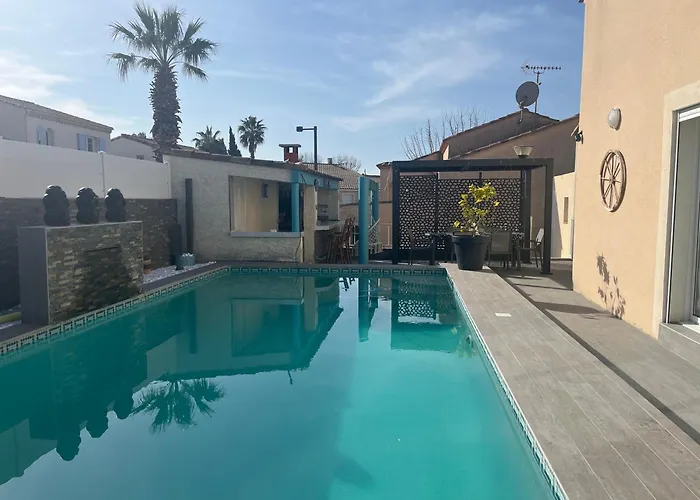 Magnifique , Piscine ,hamam Pres Des Plages * Пероль
